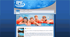 Desktop Screenshot of epicpools.co.za